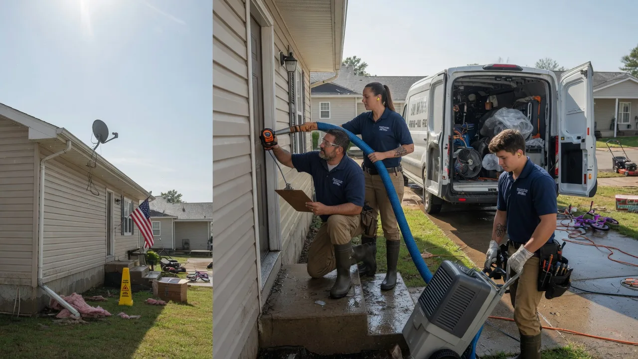 Ceiling Water Damage Restoration in Winterset, IA near me